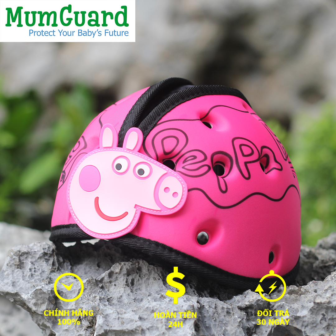 Mũ BH trẻ tập đi, đi xe máy MUMGUARD PIG