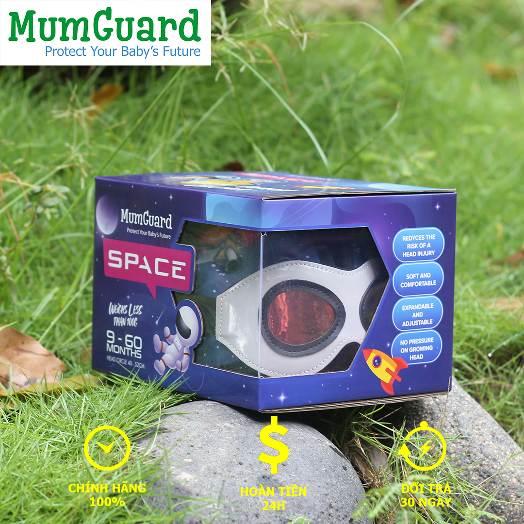 Mũ BH trẻ tập đi, đi xe máy MUMGUARD SPACE BLUE