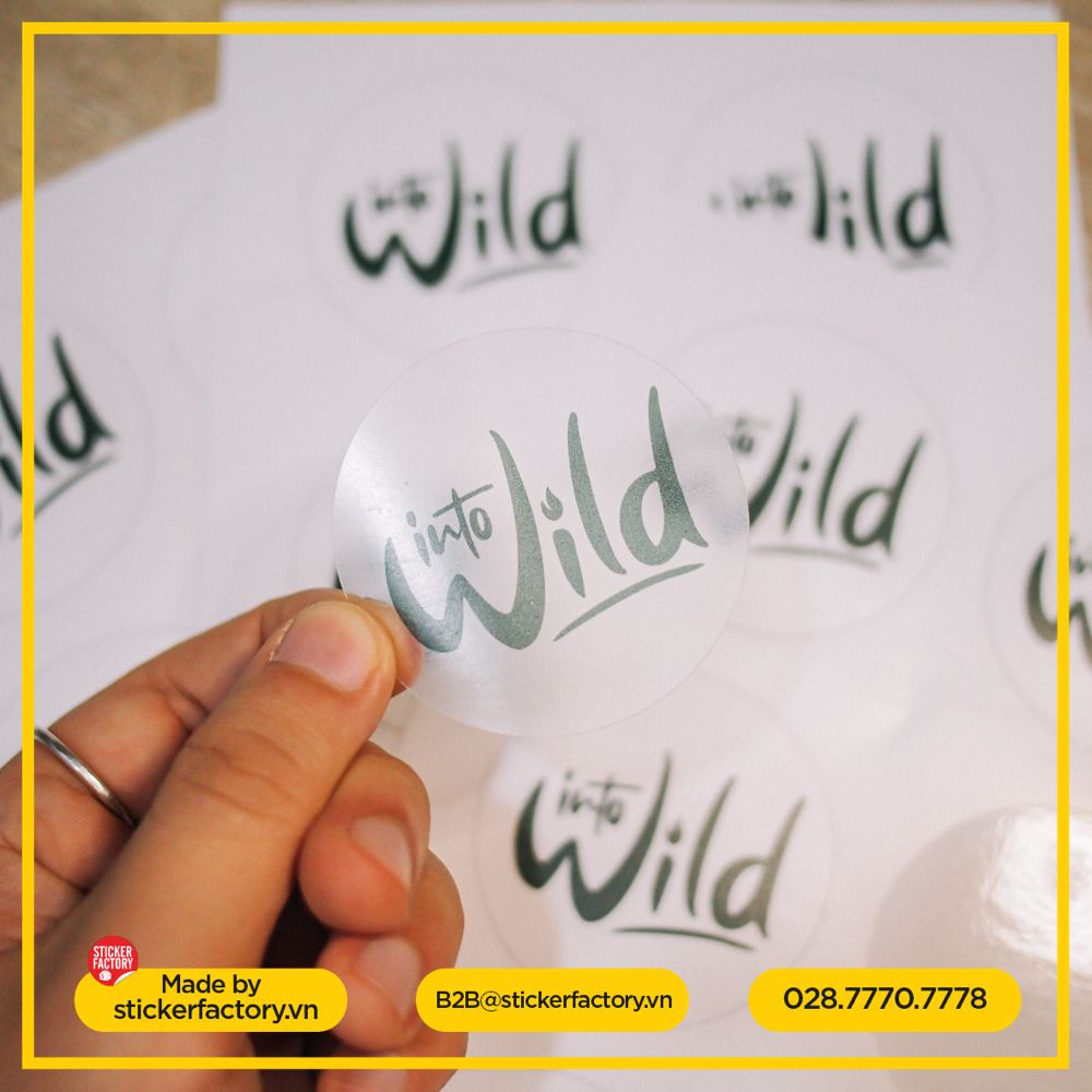 Sticker vinyl trong suốt