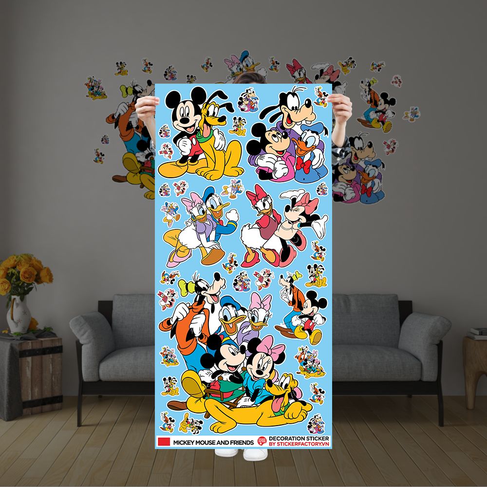 MICKEY MOUSE AND FRIENDS - Decoration Sticker