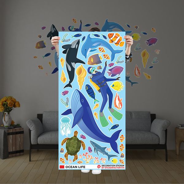 OCEAN LIFE - Decoration Sticker – Sticker Factory