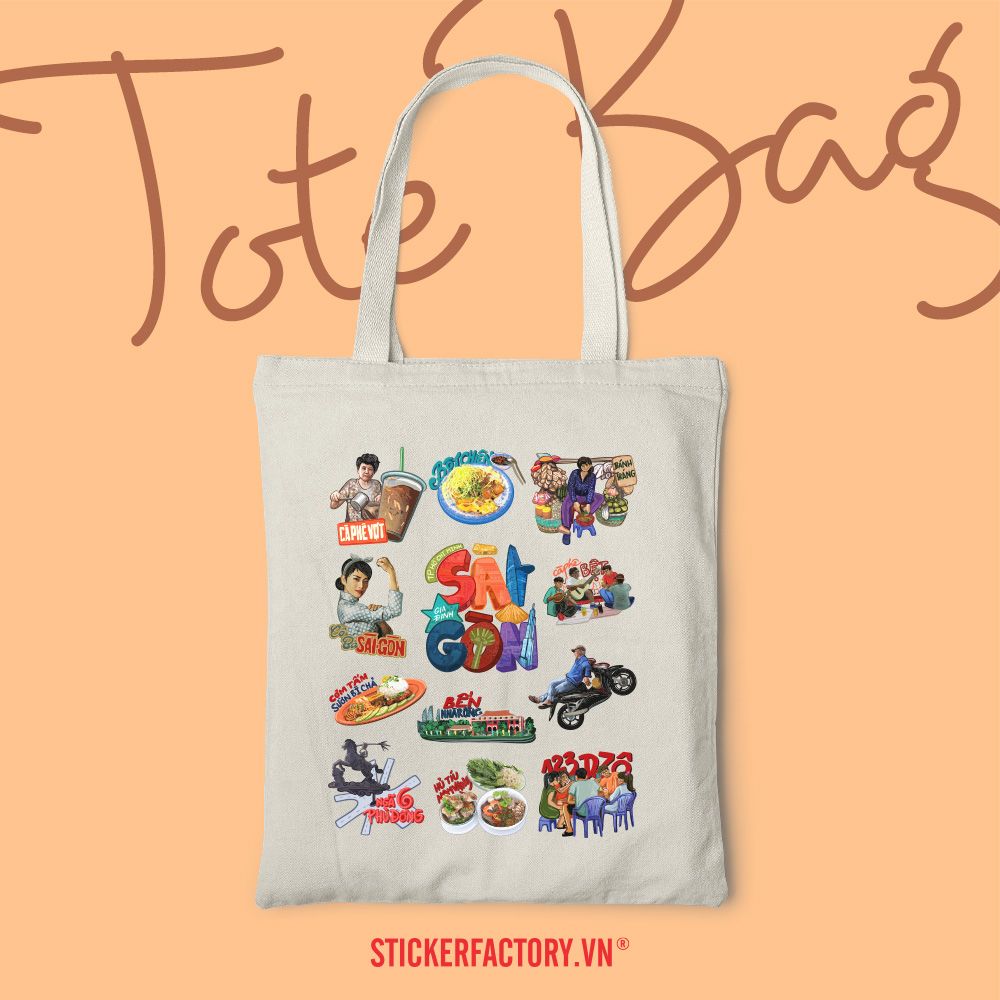 Sài Gòn - Túi Tote Canvas Bag