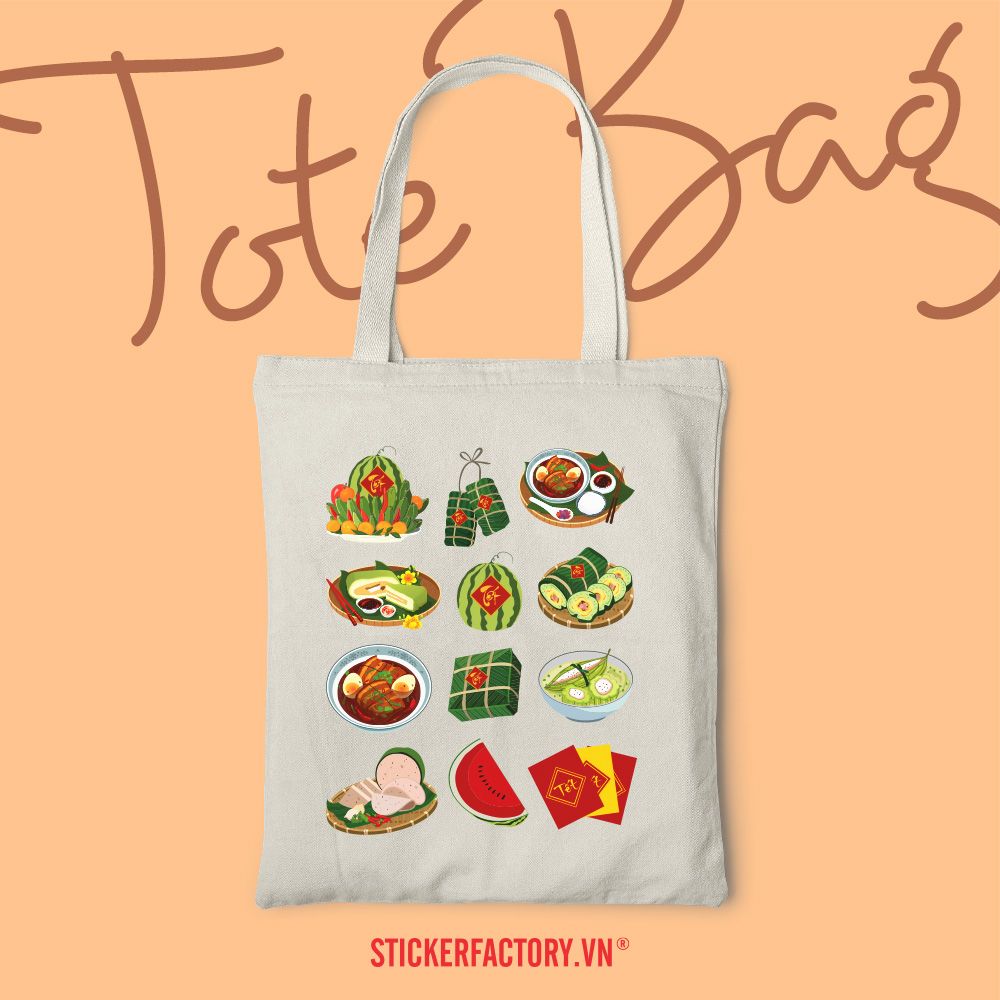 Taste of Vietnamese Tet - Túi Tote Canvas Bag