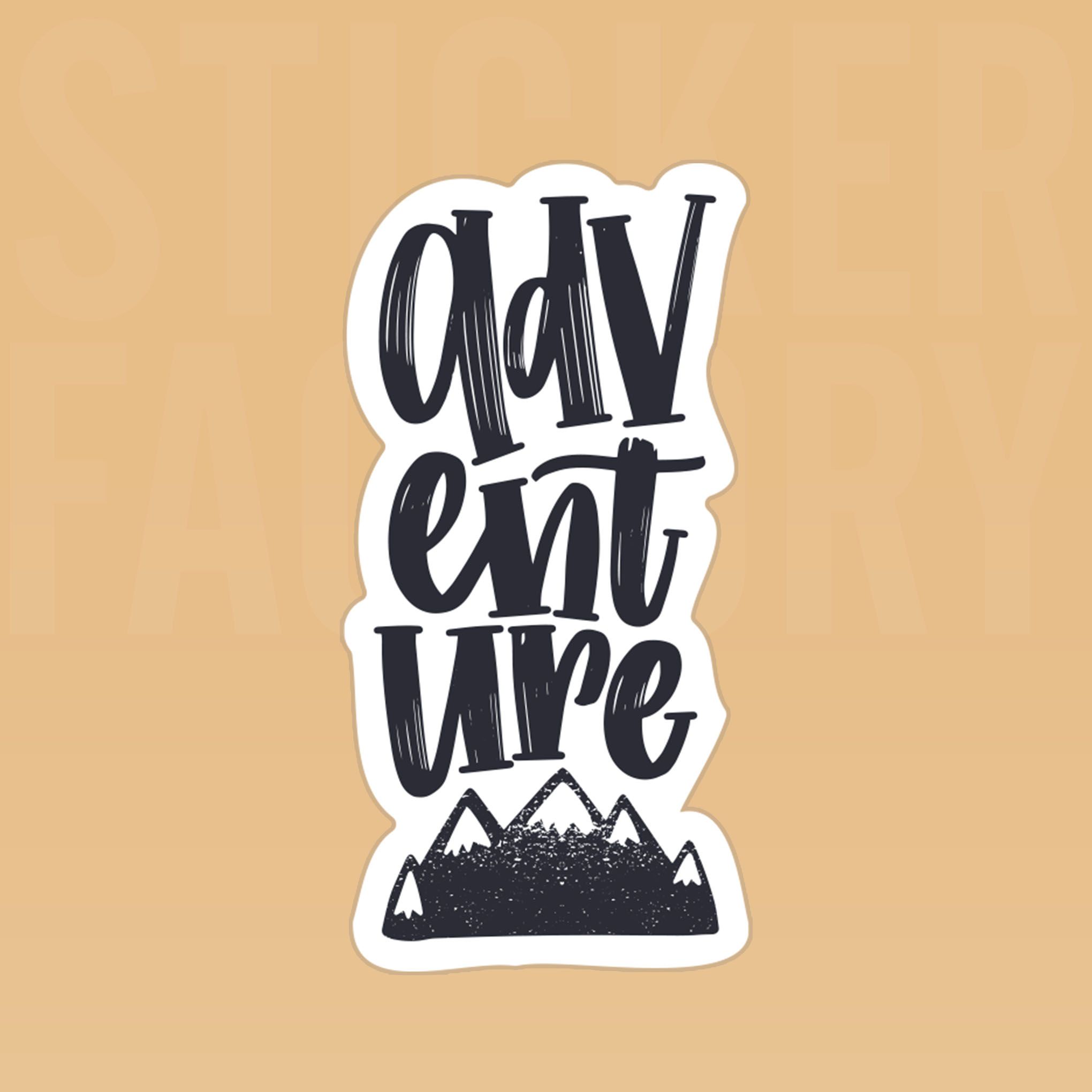 ADVENTURE 7cm - Sticker Die-cut hình dán cắt rời