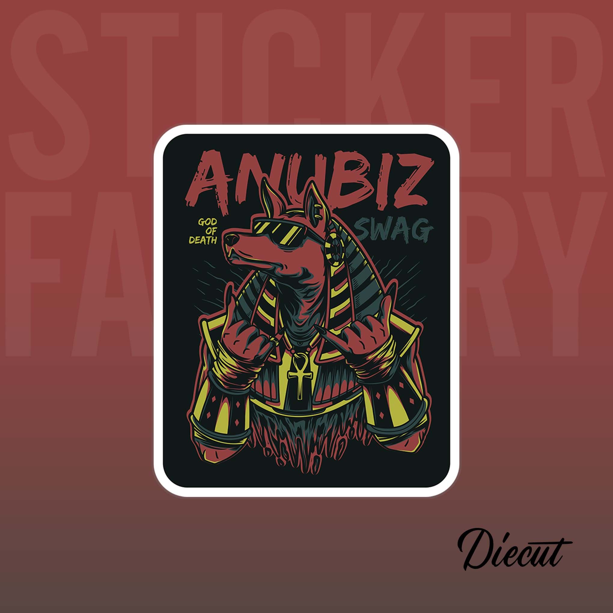 ANUBIZ SWAG 7cm - Sticker Die-cut hình dán cắt rời
