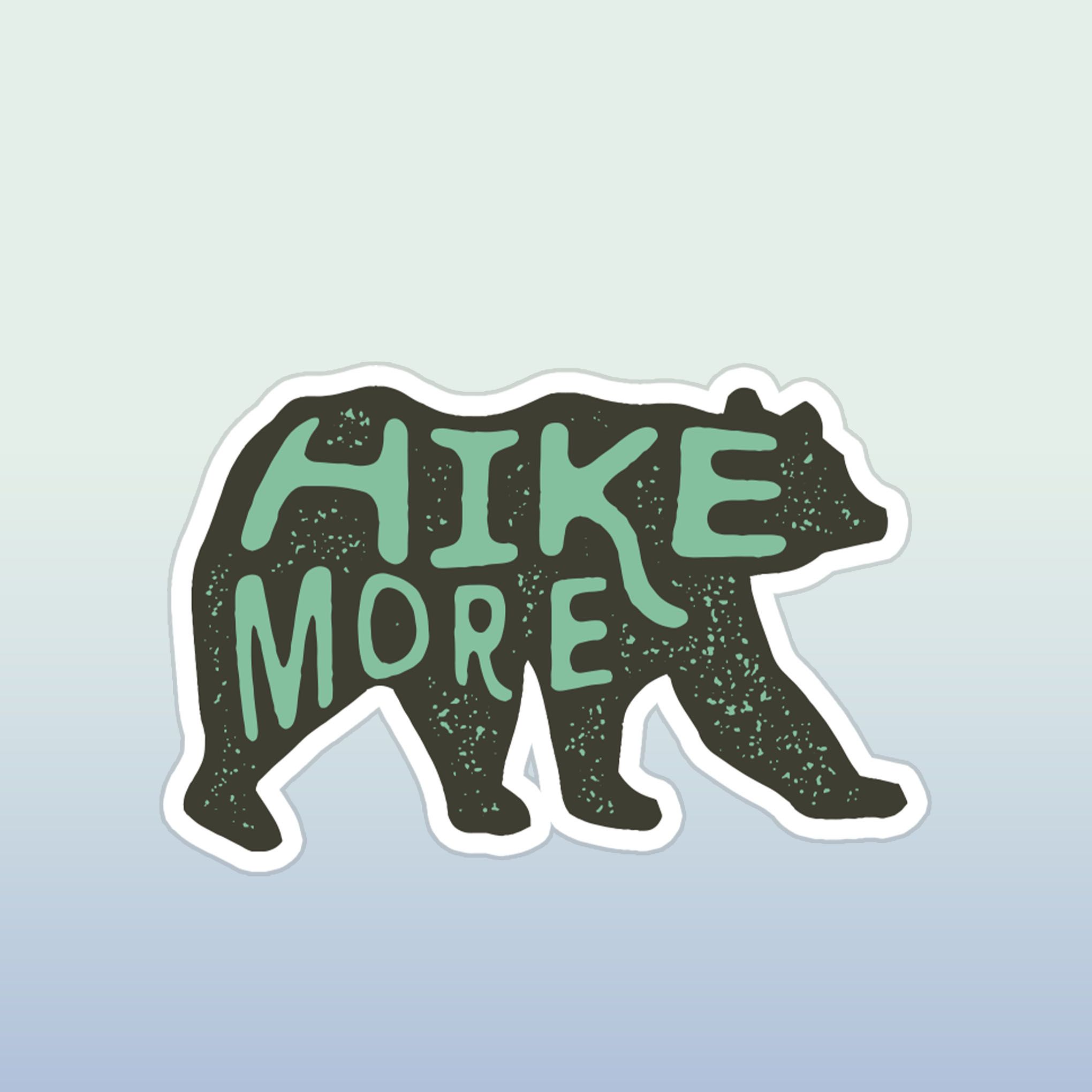 HIKE MORE 7cm - Sticker Die-cut hình dán cắt rời