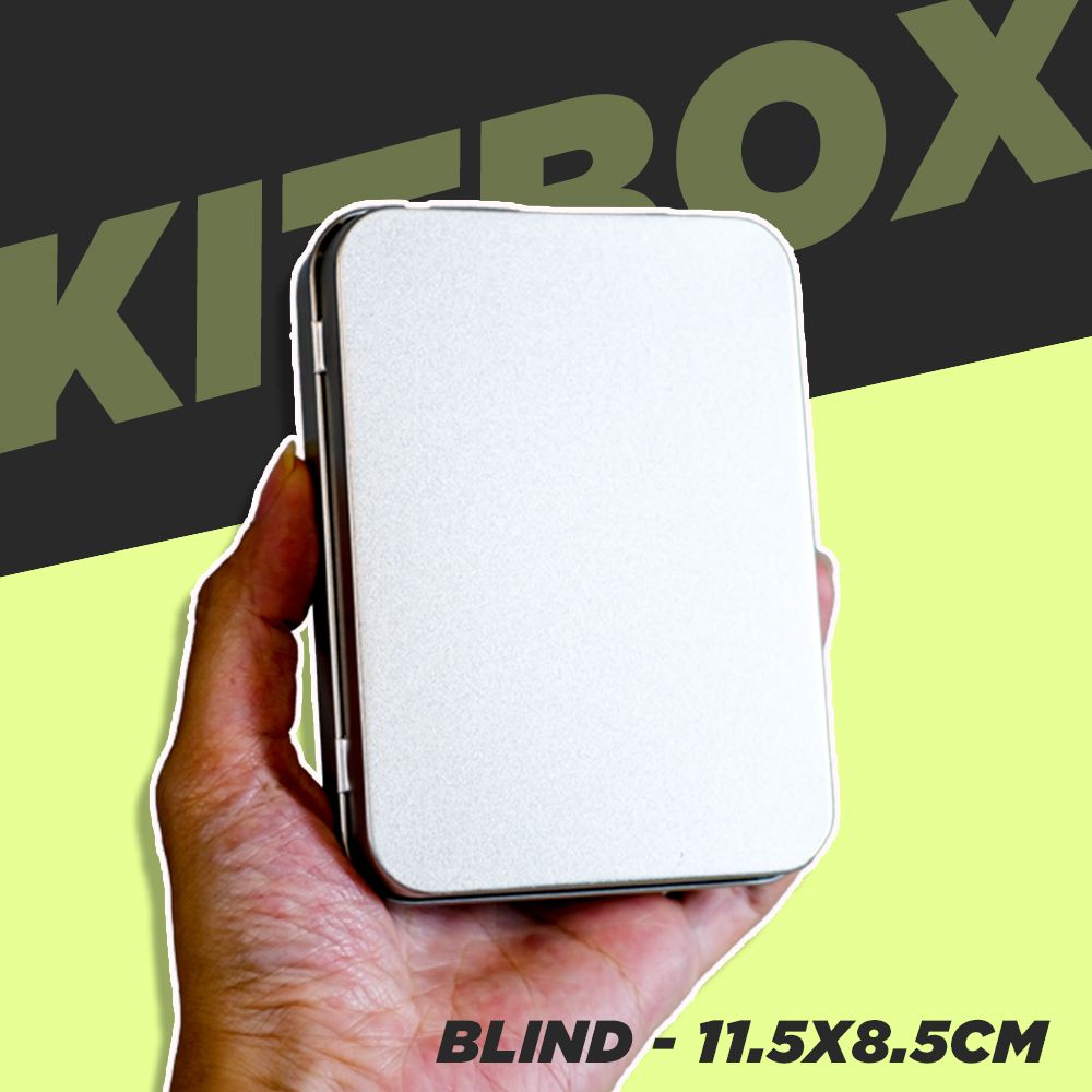 KITBOX BLIND 11.5x8.5cm - Hộp thiếc trơn