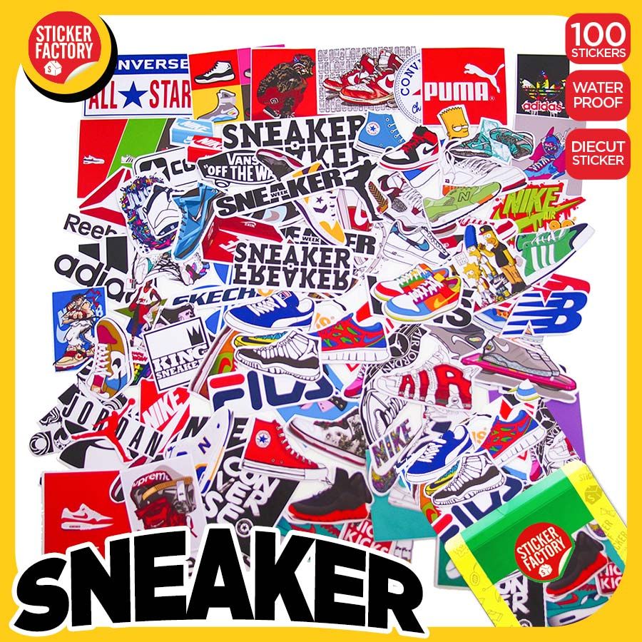 Sneaker - Set 100 sticker hình dán