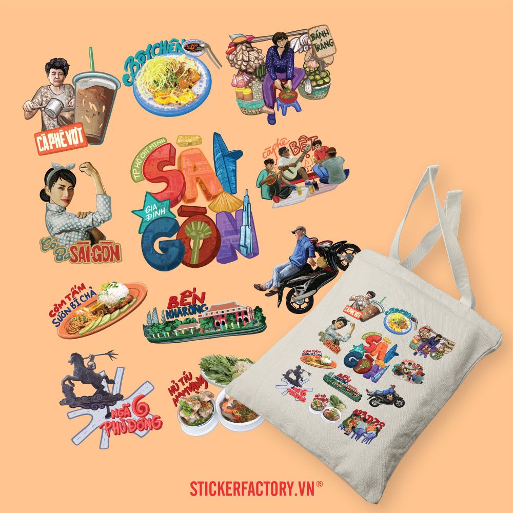 Sài Gòn - Túi Tote Canvas Bag