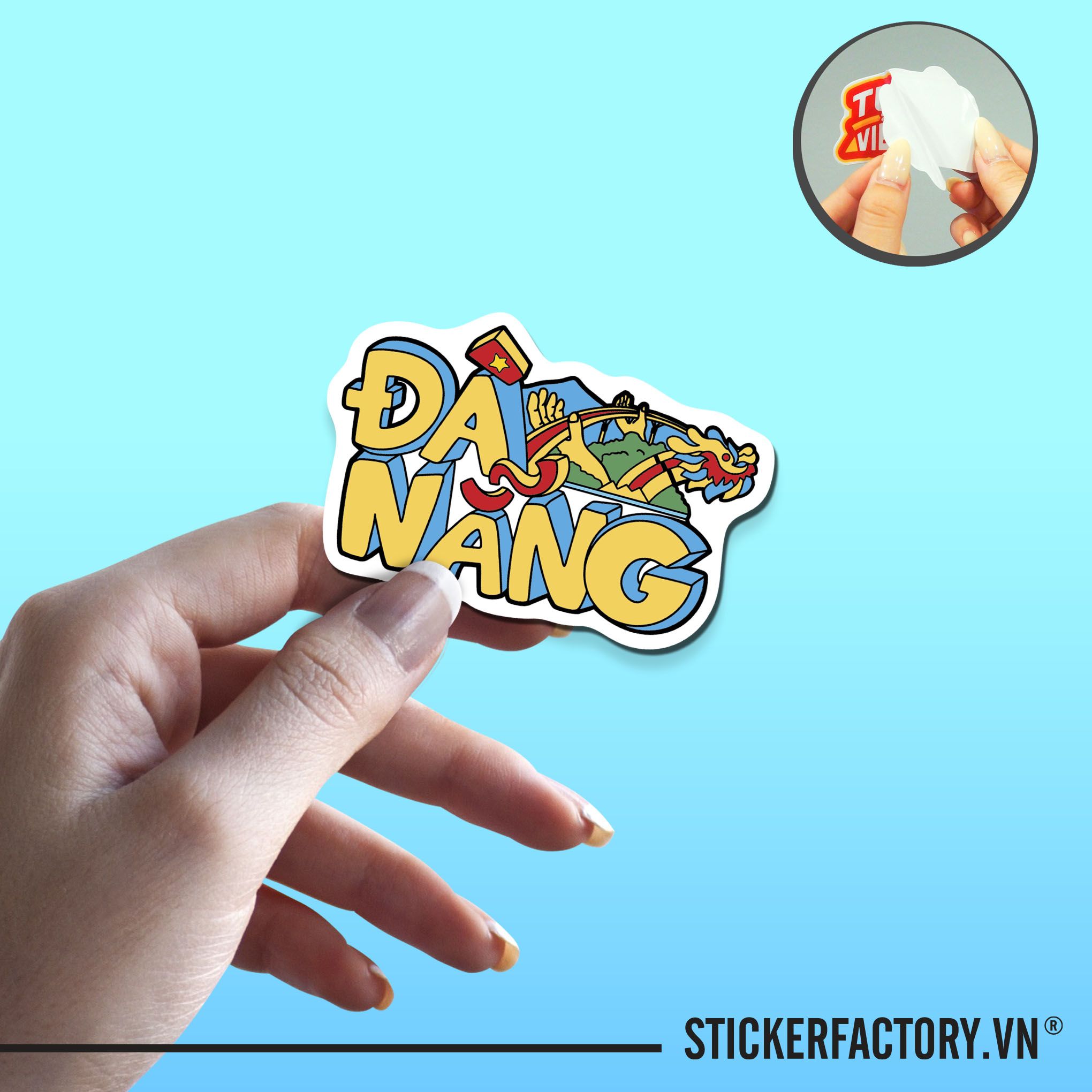 ĐÀ NẴNG - Sticker Die-cut hình dán cắt rời