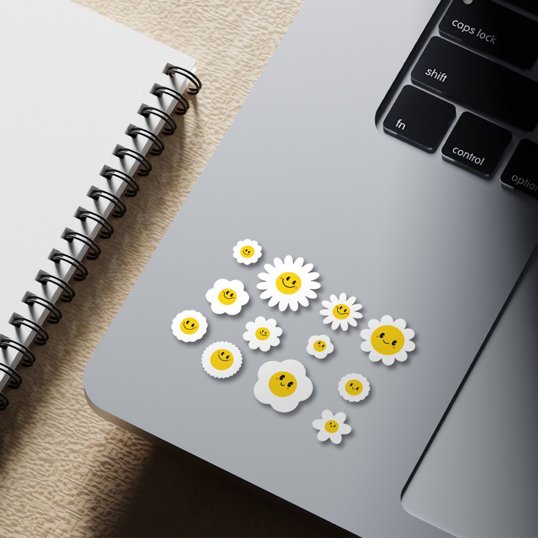 ES18 Daisy Flowers -  Enjoy sticker sheet