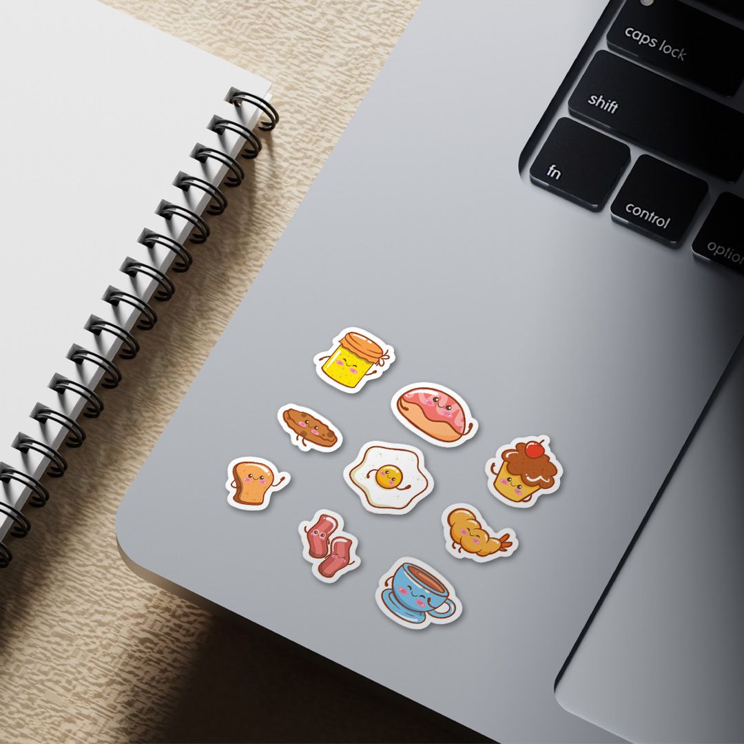 ES20 Cute Breakfast -  Enjoy sticker sheet