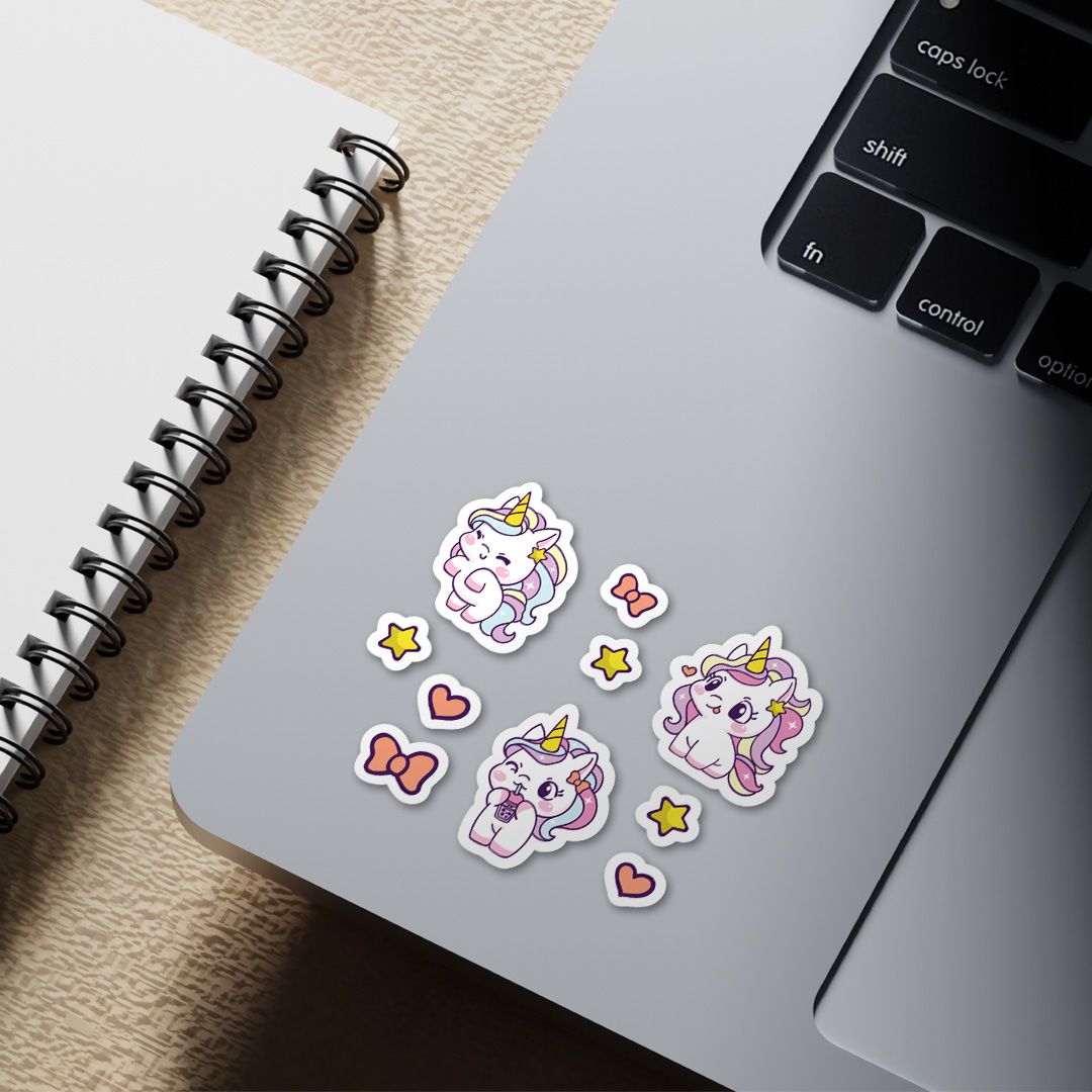 ES02 Cute Unicorn -  Enjoy sticker sheet