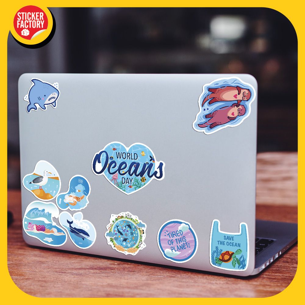 Ocean - Set 100 sticker hình dán