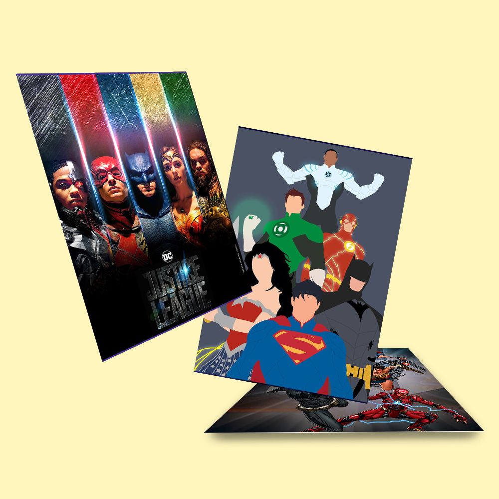 DC COMICS - Set 50 Poster A4 dán tường trang trí
