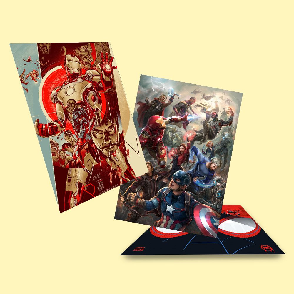 MARVEL AVENGER - Set 50 Poster A4 dán tường trang trí