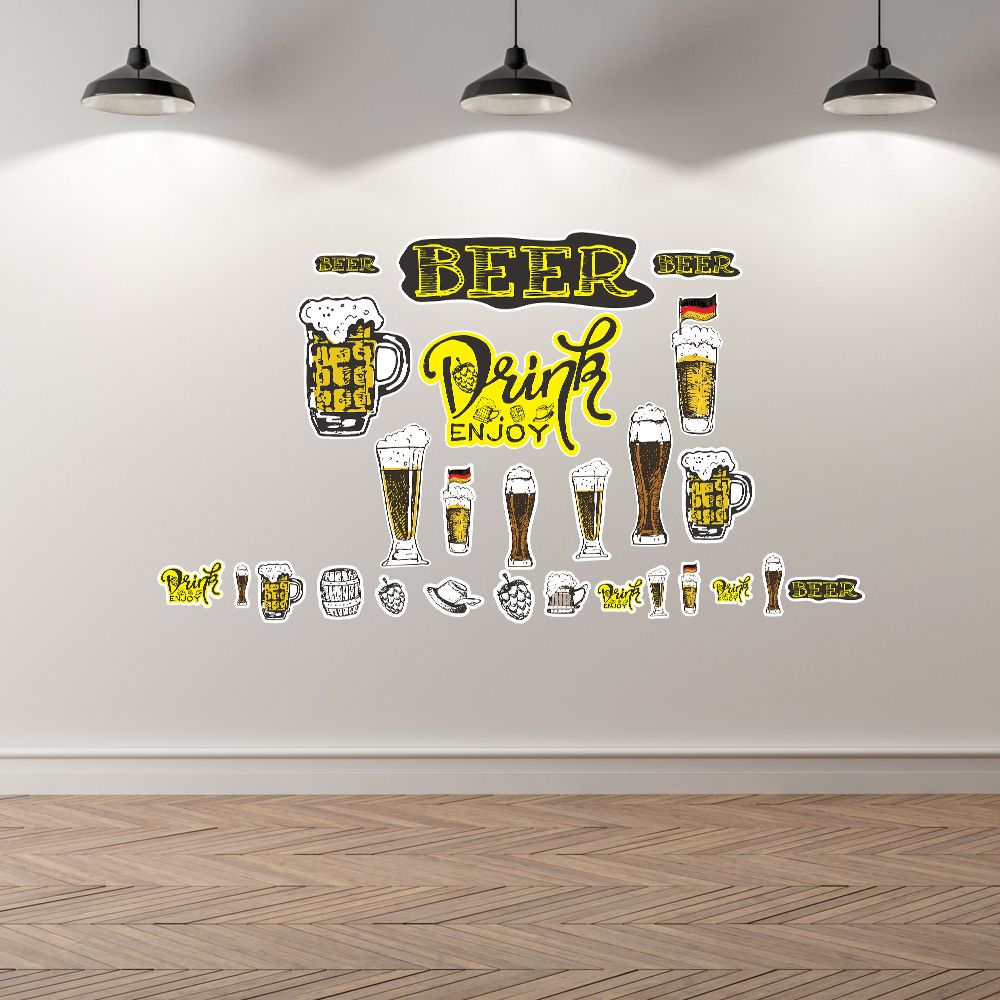 BEER DRINK - Decoration Sticker