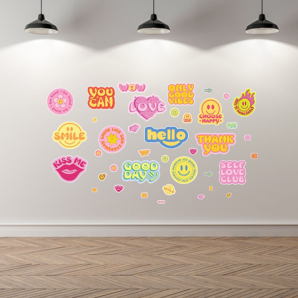 COOL TRENDY SMILE - Decoration Sticker