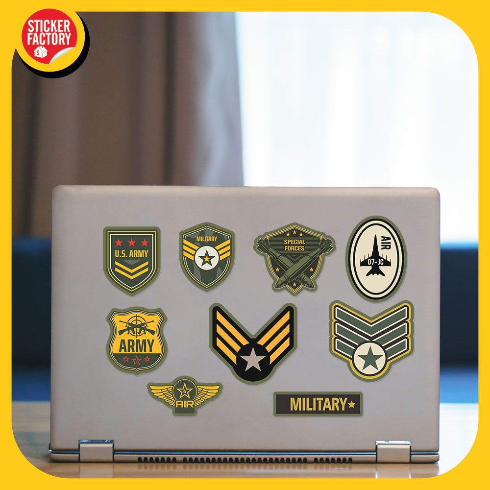 Army - Set 30 sticker hình dán