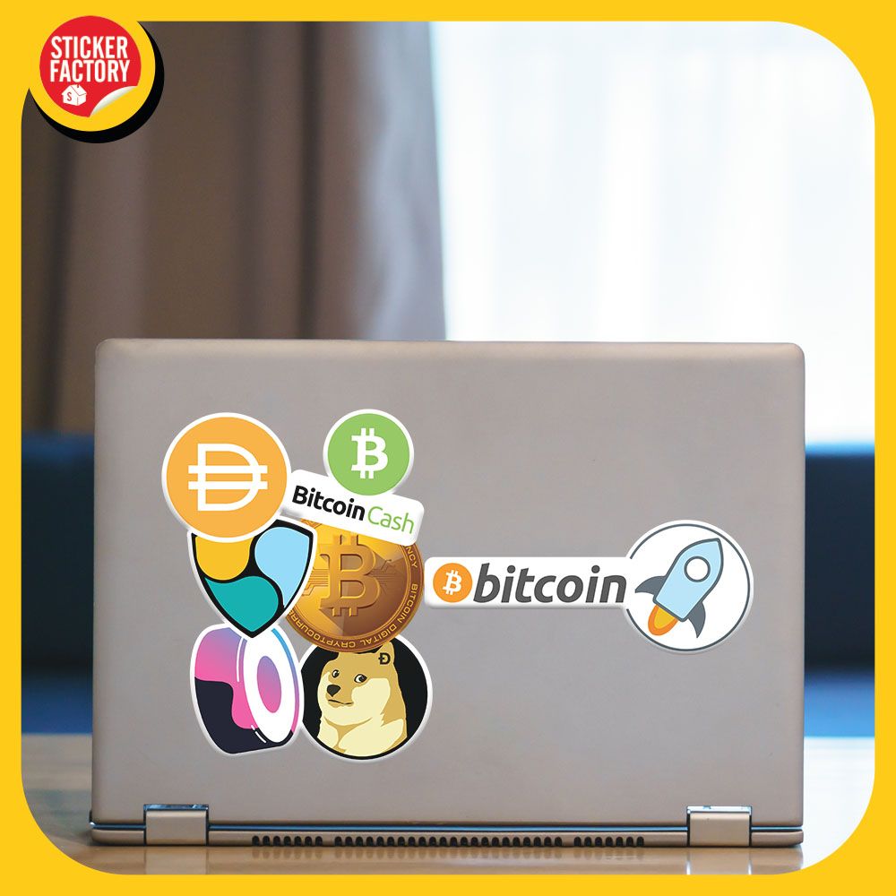 Bitcoin Cryptocurrency - Set 30 sticker hình dán