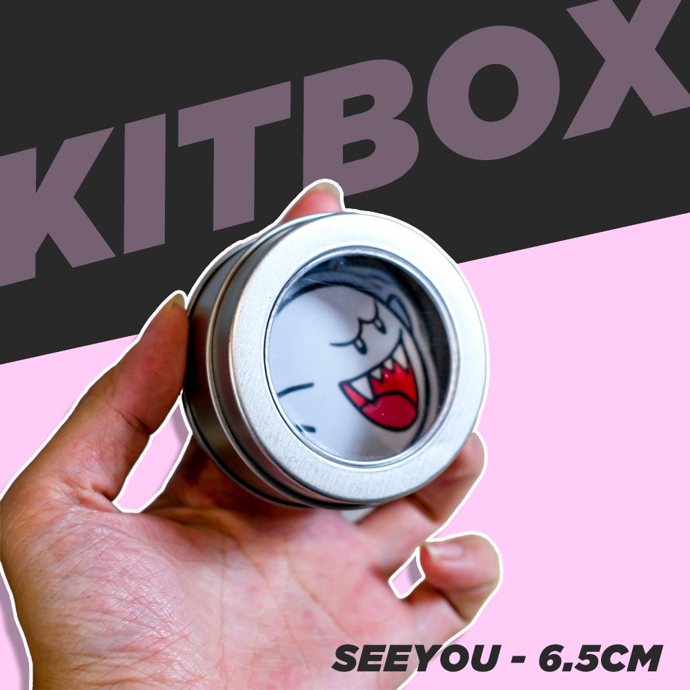 KITBOX SEEYOU 6.5cm - Hộp thiếc trơn