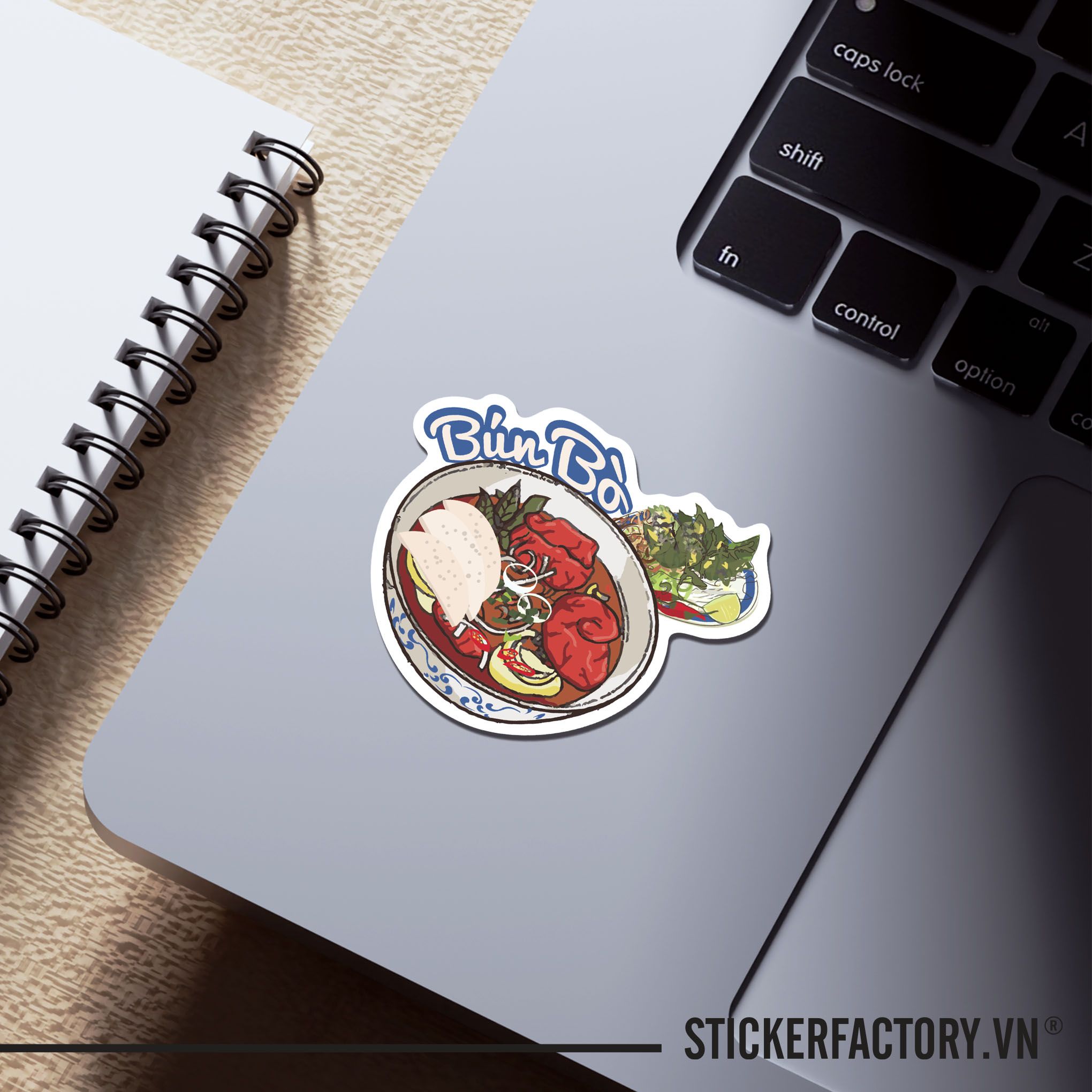 BÚN BÒ - Sticker Die-cut hình dán cắt rời