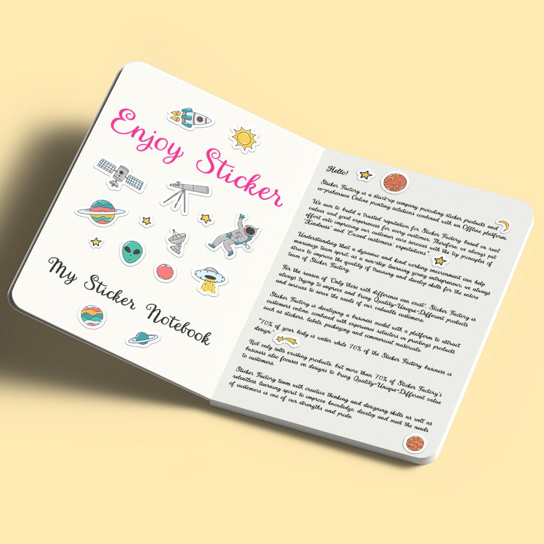 ES14 Outter Space -  Enjoy sticker sheet