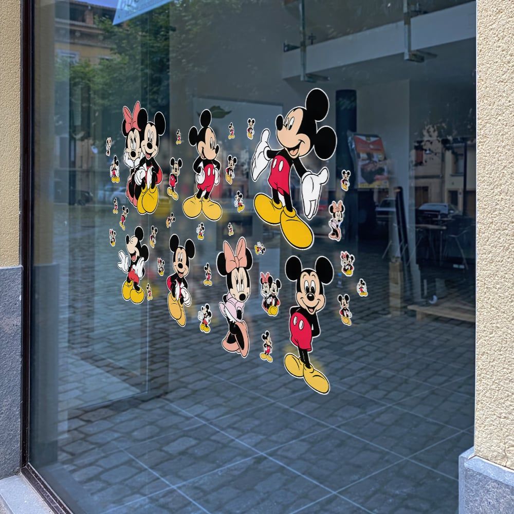 MICKEY AND MINNIE - Decoration Sticker