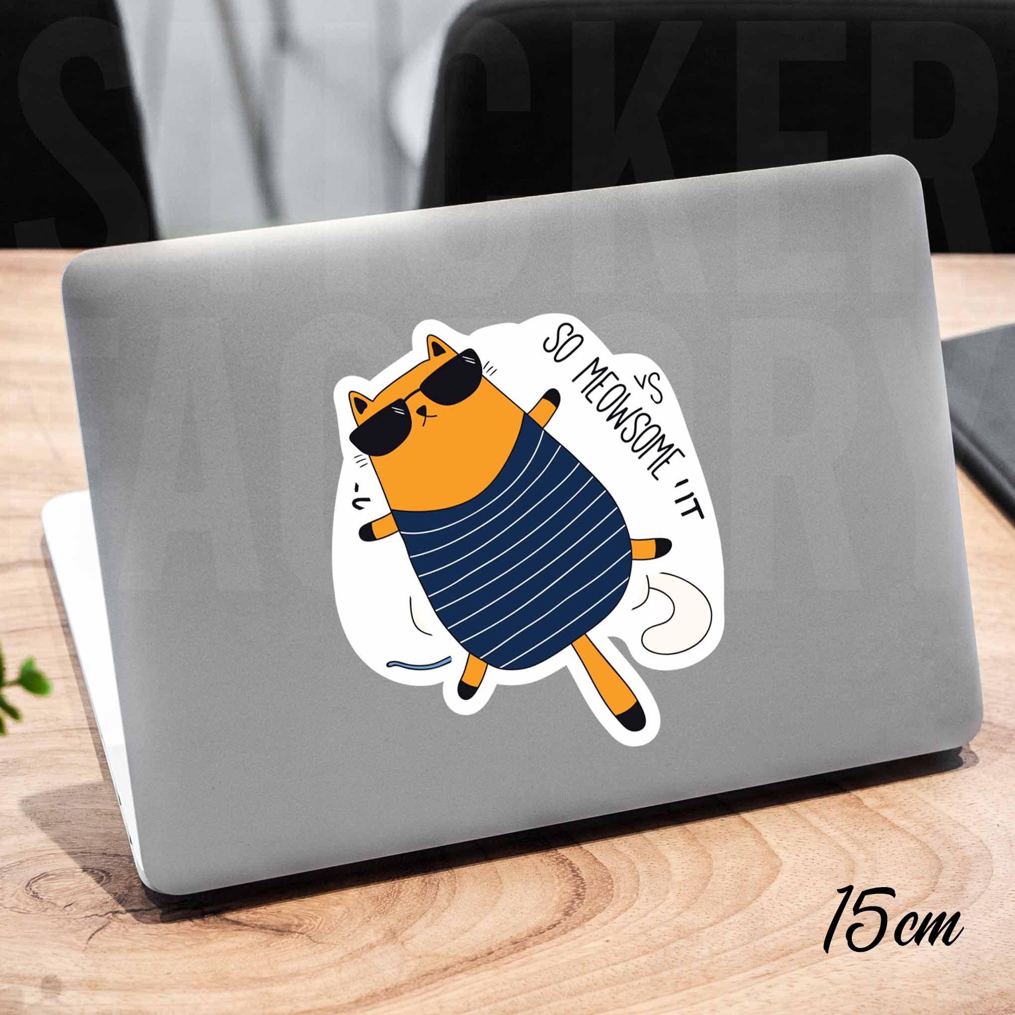 SO MEOWSOME 7cm - Sticker Die-cut hình dán cắt rời