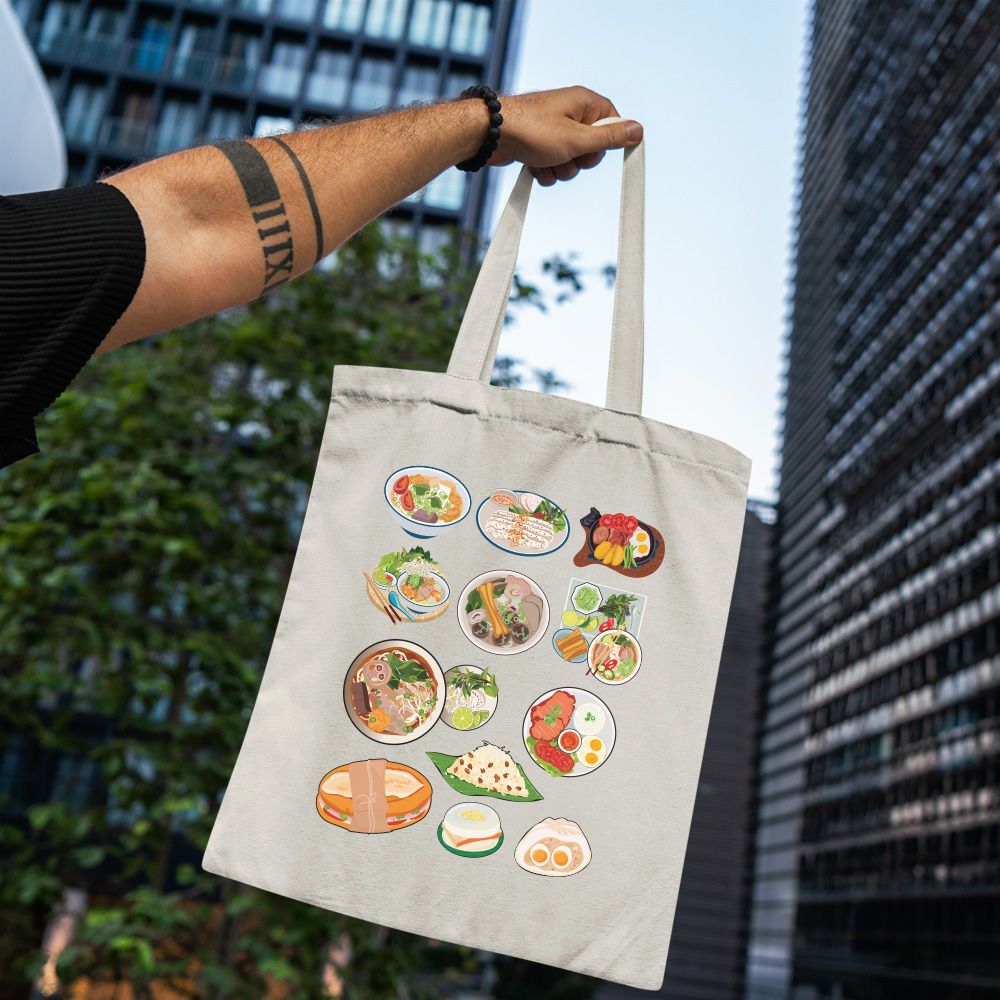 Vietnamese Breakfast - Túi Tote Canvas Bag