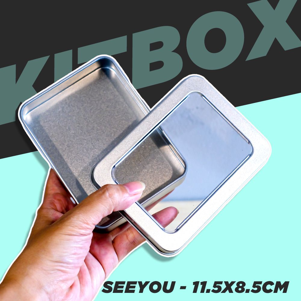 KITBOX SEEYOU 11.5x8.5cm - Hộp thiếc trơn