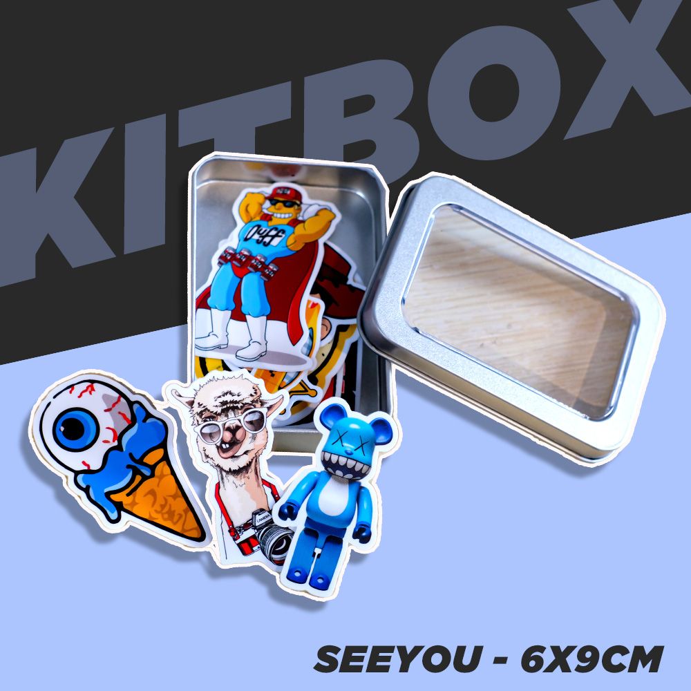 KITBOX SEEYOU 6x9cm - Hộp thiếc trơn