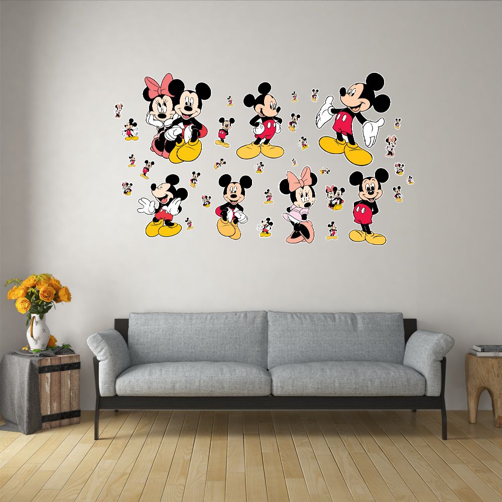 MICKEY AND MINNIE - Decoration Sticker