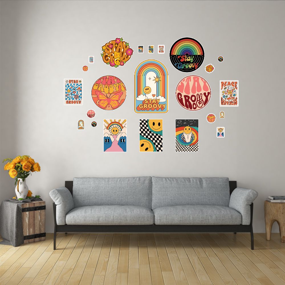 STAY GROOVY - Decoration Sticker