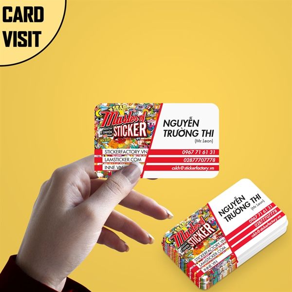 Card visit - Giấy Couche 300 gsm