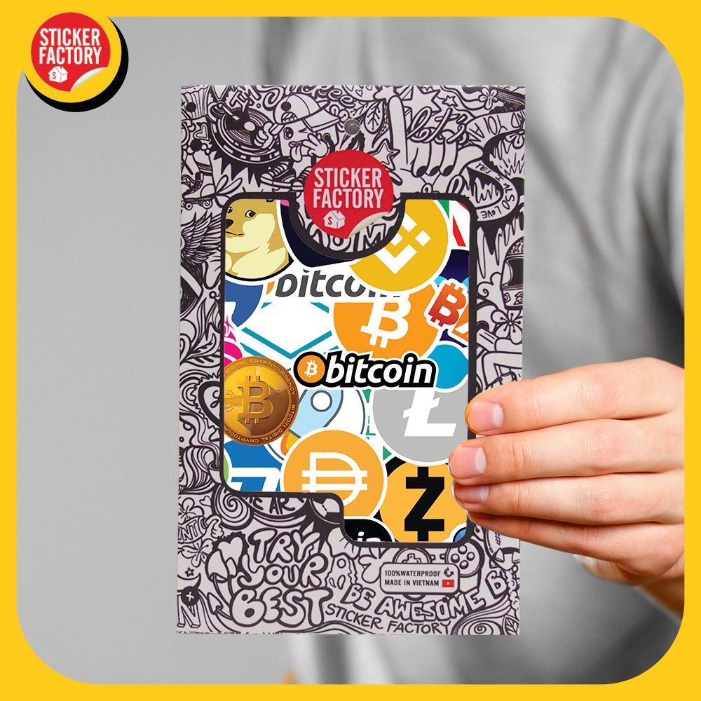 Bitcoin Cryptocurrency - Set 30 sticker hình dán