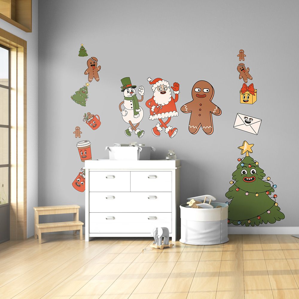 FUNNY CHRISTMAS - Noel Decoration Sticker