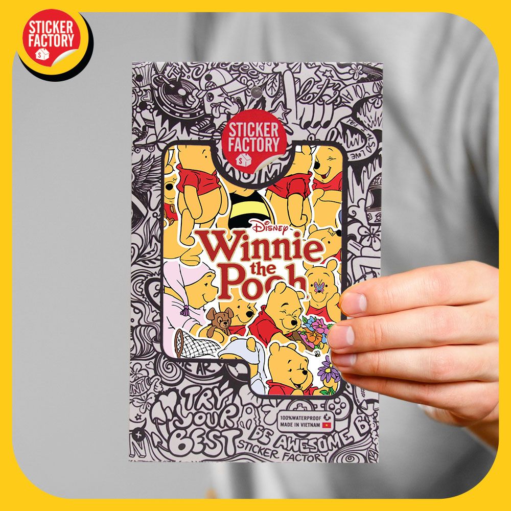 Winnie the Pooh - Set 30 sticker hình dán