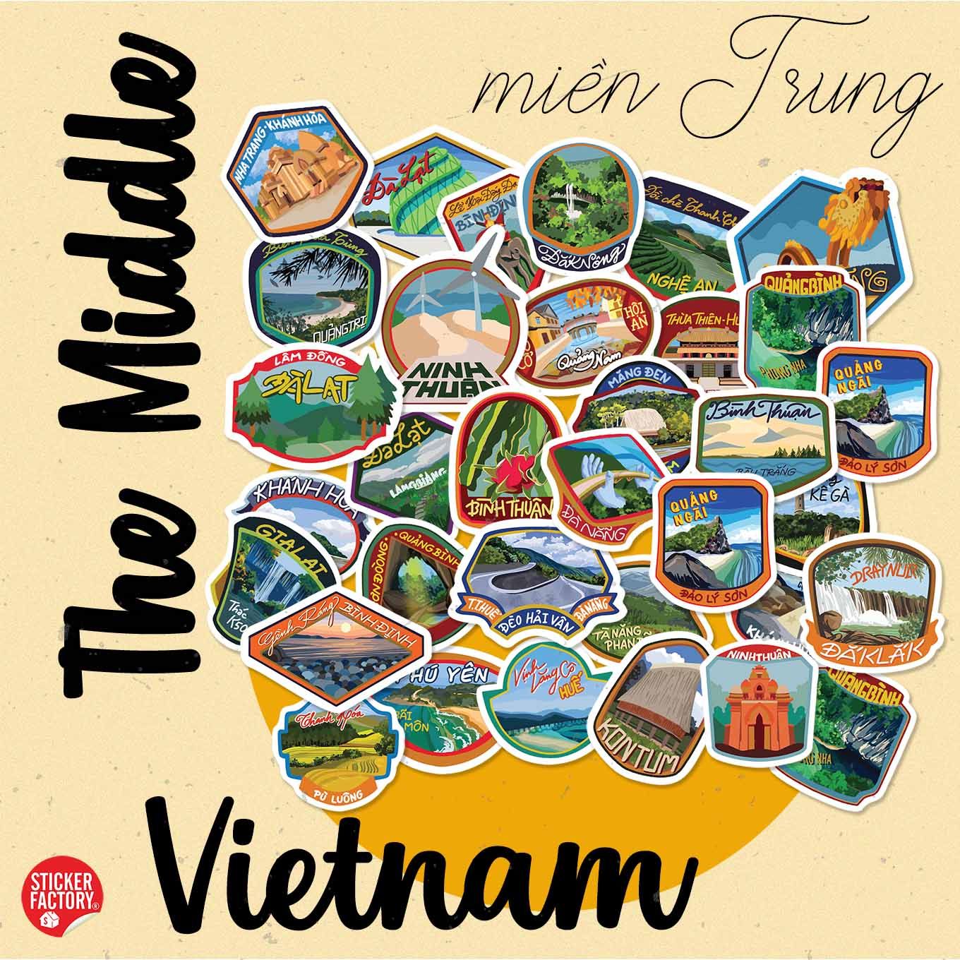 Welcome to Vietnam - Set 100 stickers