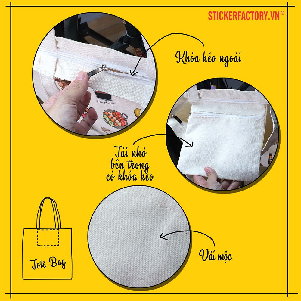 Sài Gòn - Túi Tote Canvas Bag