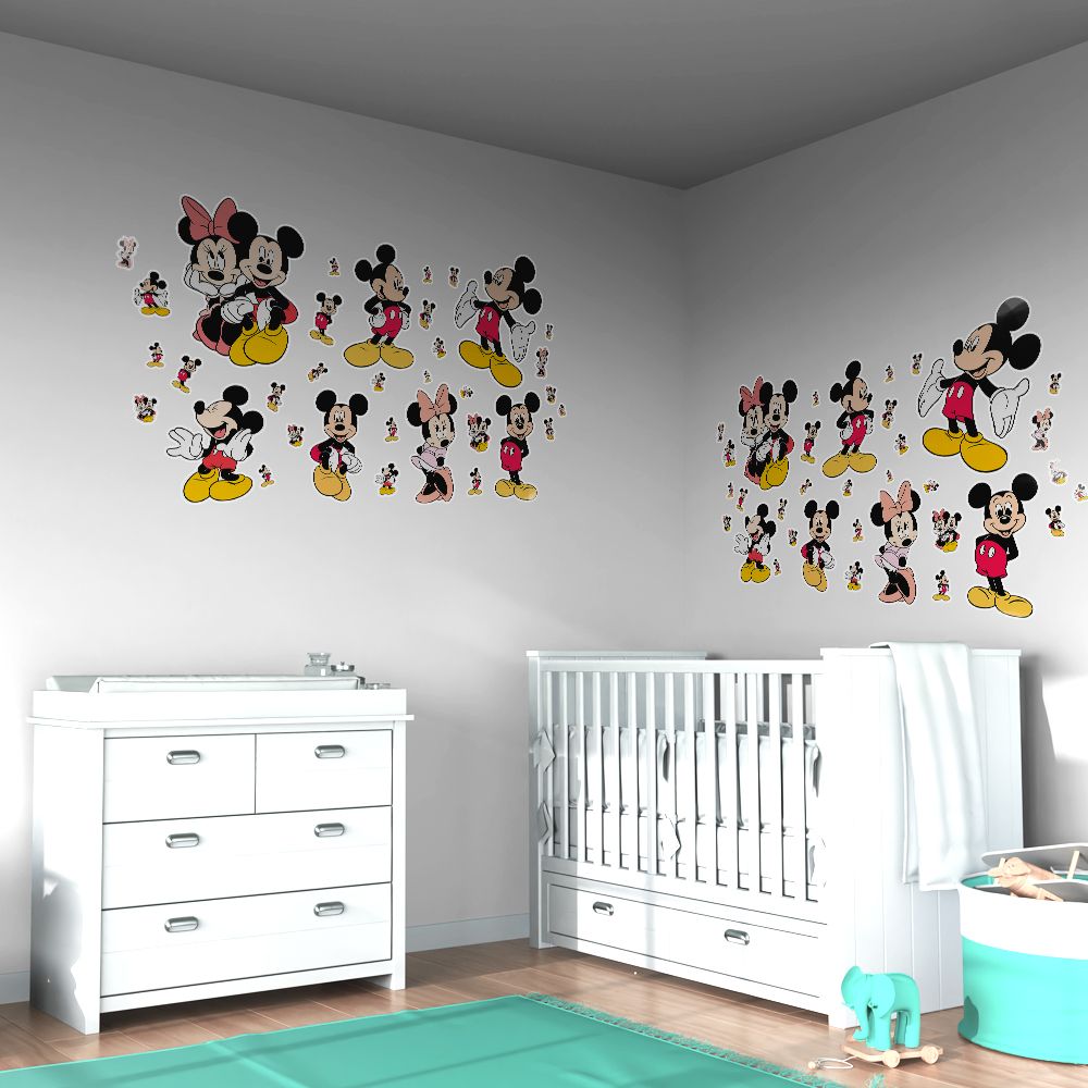 MICKEY AND MINNIE - Decoration Sticker