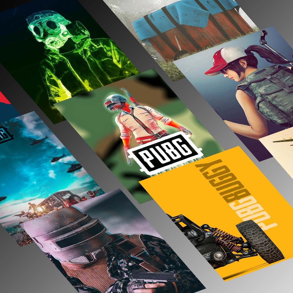 PUBG - Set 50 Poster A4 dán tường trang trí