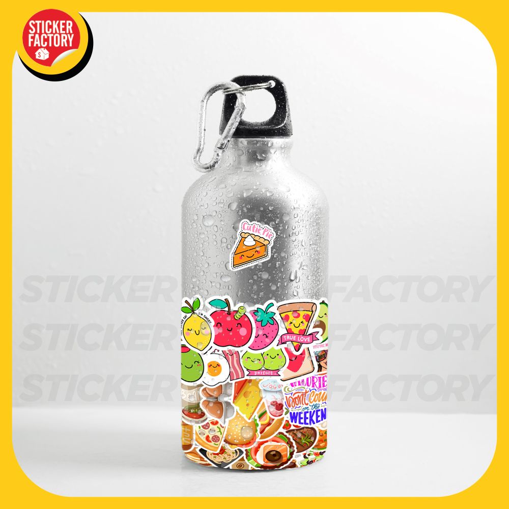 Food and drink - Set 100 sticker hình dán