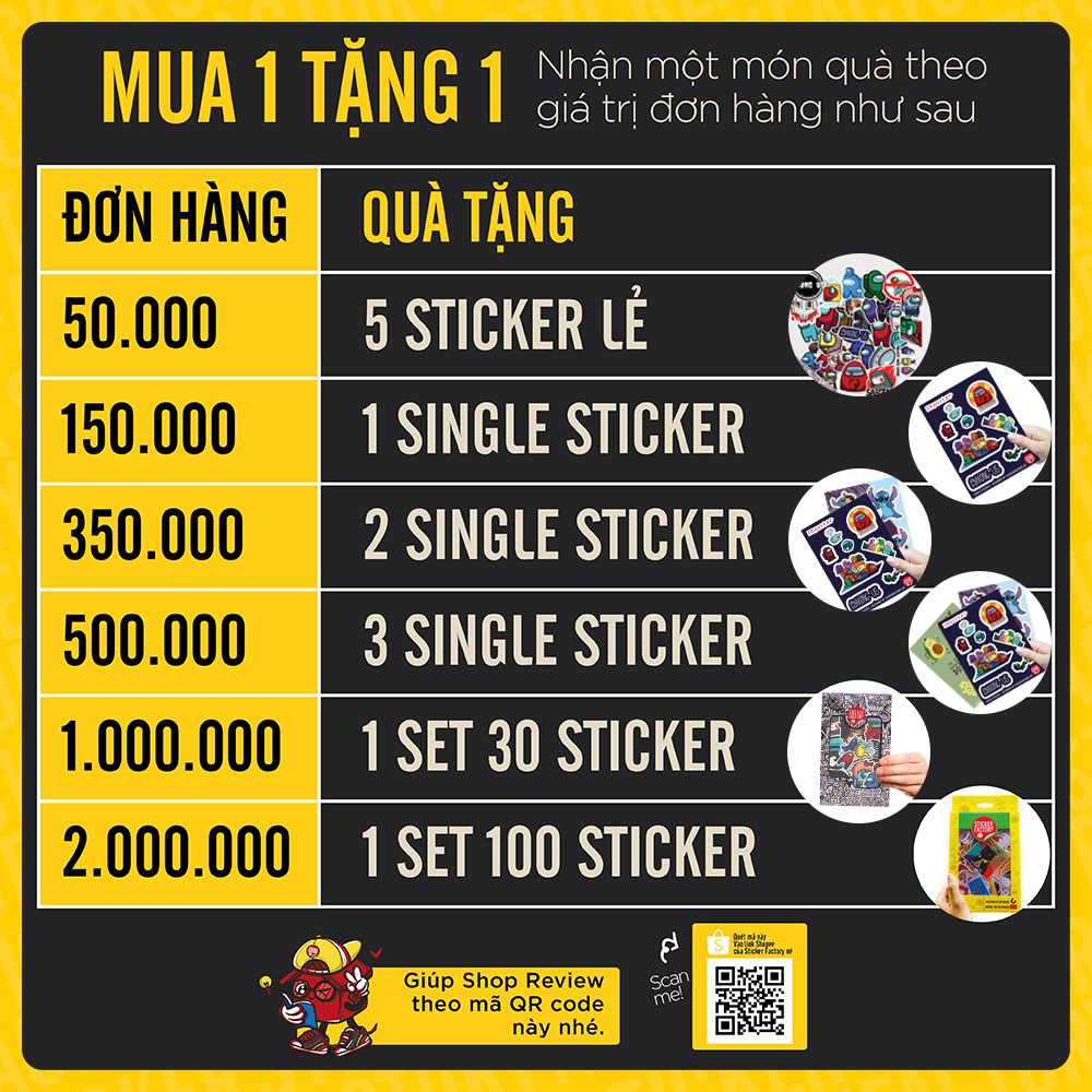 Star War - Set 30 sticker hình dán