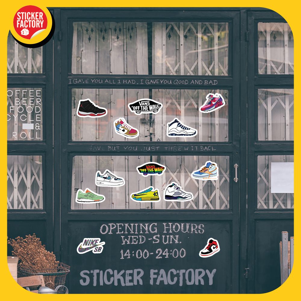 Sneaker - Set 100 sticker hình dán