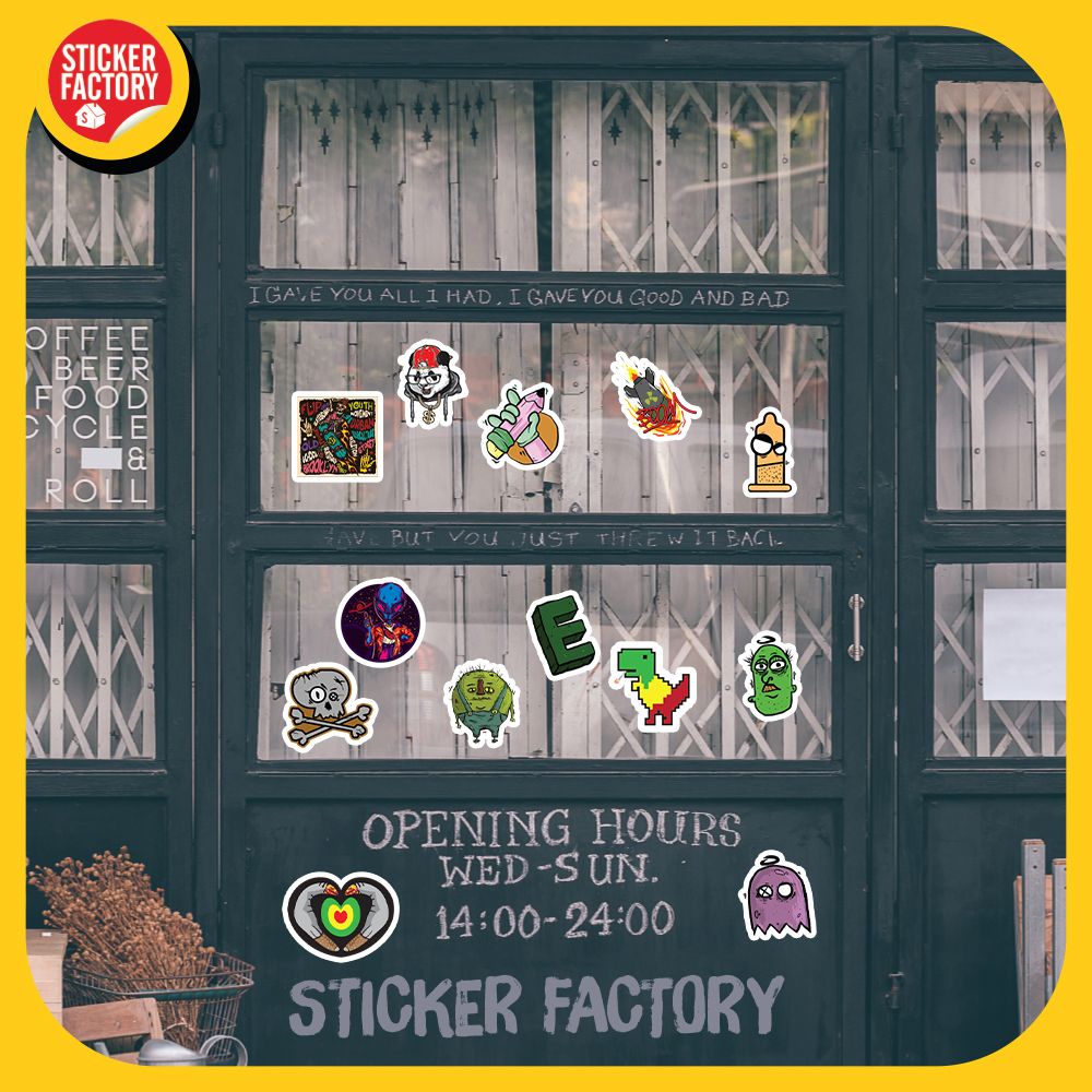 Streetstyle - Set 100 sticker hình dán