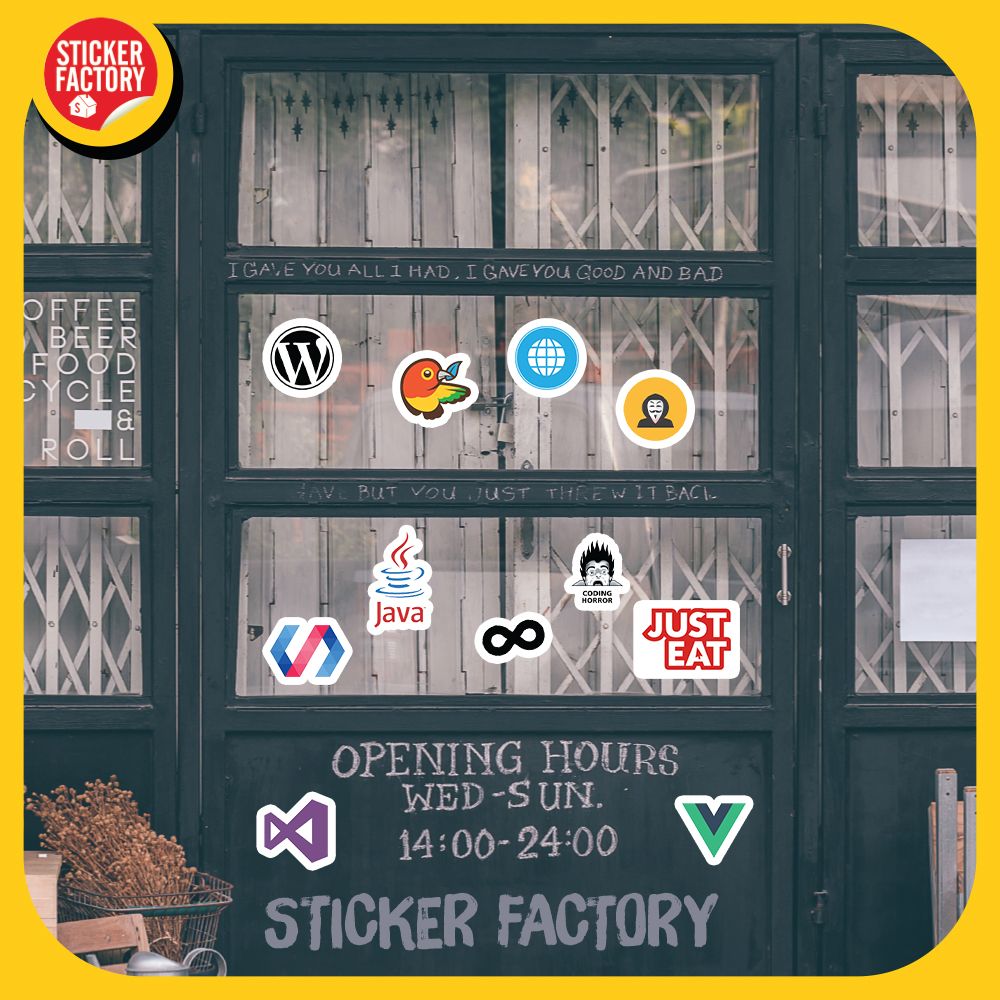 Developer lập trình viên - Set 100 sticker hình dán