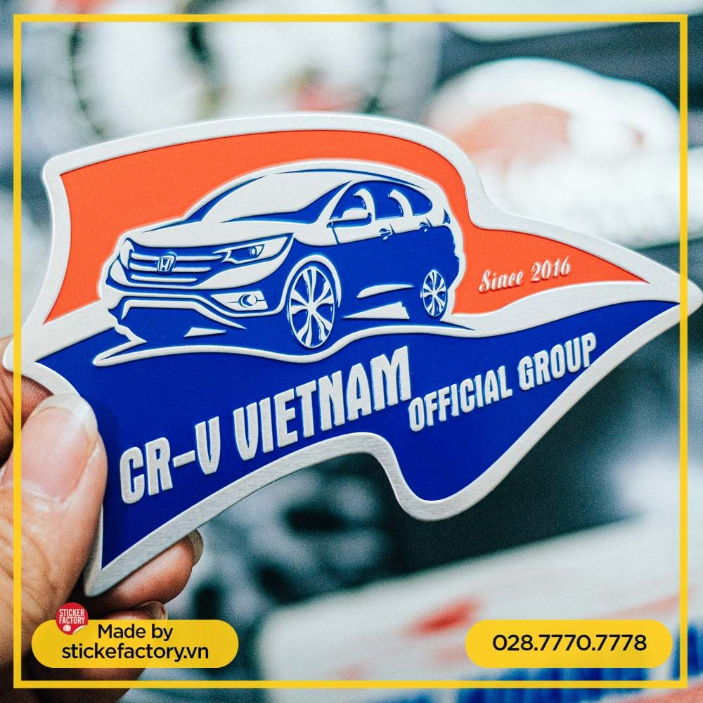 Sticker nhôm cao cấp in theo yêu cầu