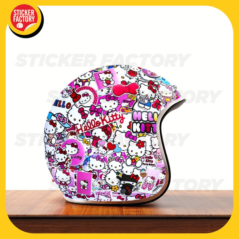 Mèo Hello Kitty - Set 100 sticker hình dán