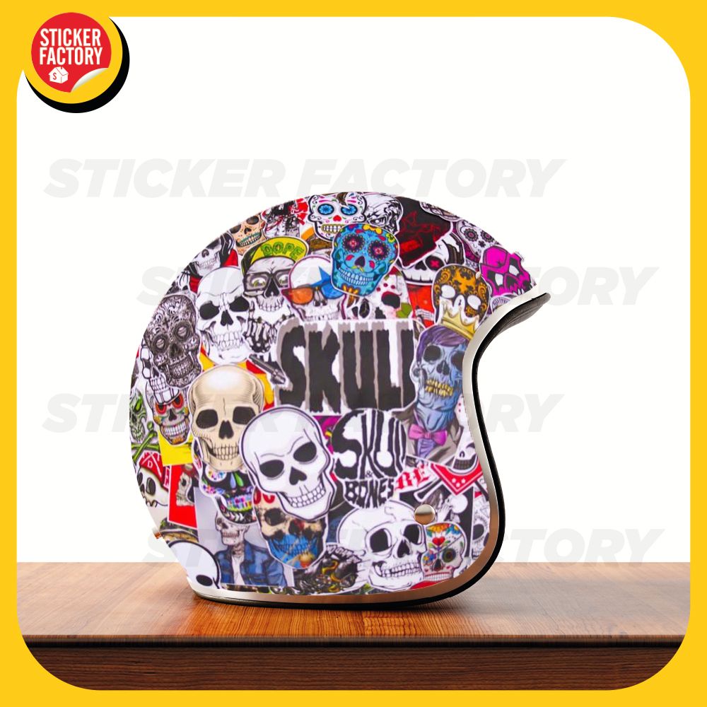 Skull - Set 100 sticker hình dán